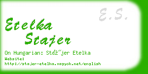 etelka stajer business card